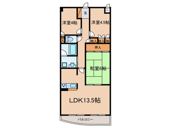 朝日プラザ宇治(219)の物件間取画像